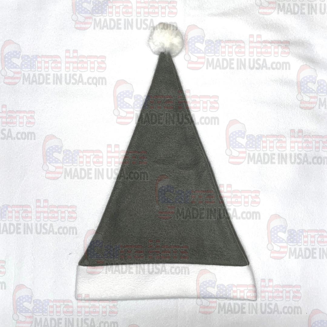 USA Dark Gray Santa Hat