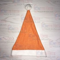USA Orange Fleece Santa Hat