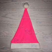 USA Hot Pink Fleece Santa Hat